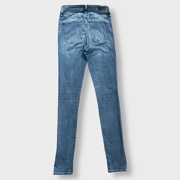 Abercrombie & Fitch Destroyed Simone High Rise Super Skinny Jeans Sz 26 - Picture 4 of 9
